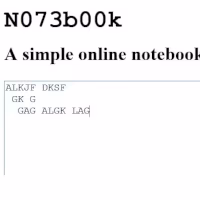 N073b00k, online notebook thumbnail