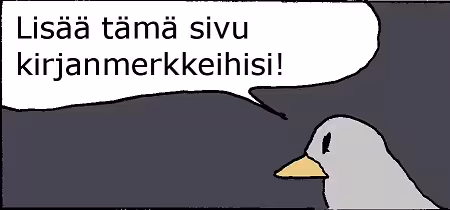 Lisää tämä sivu kirjanmerkkeihisi!