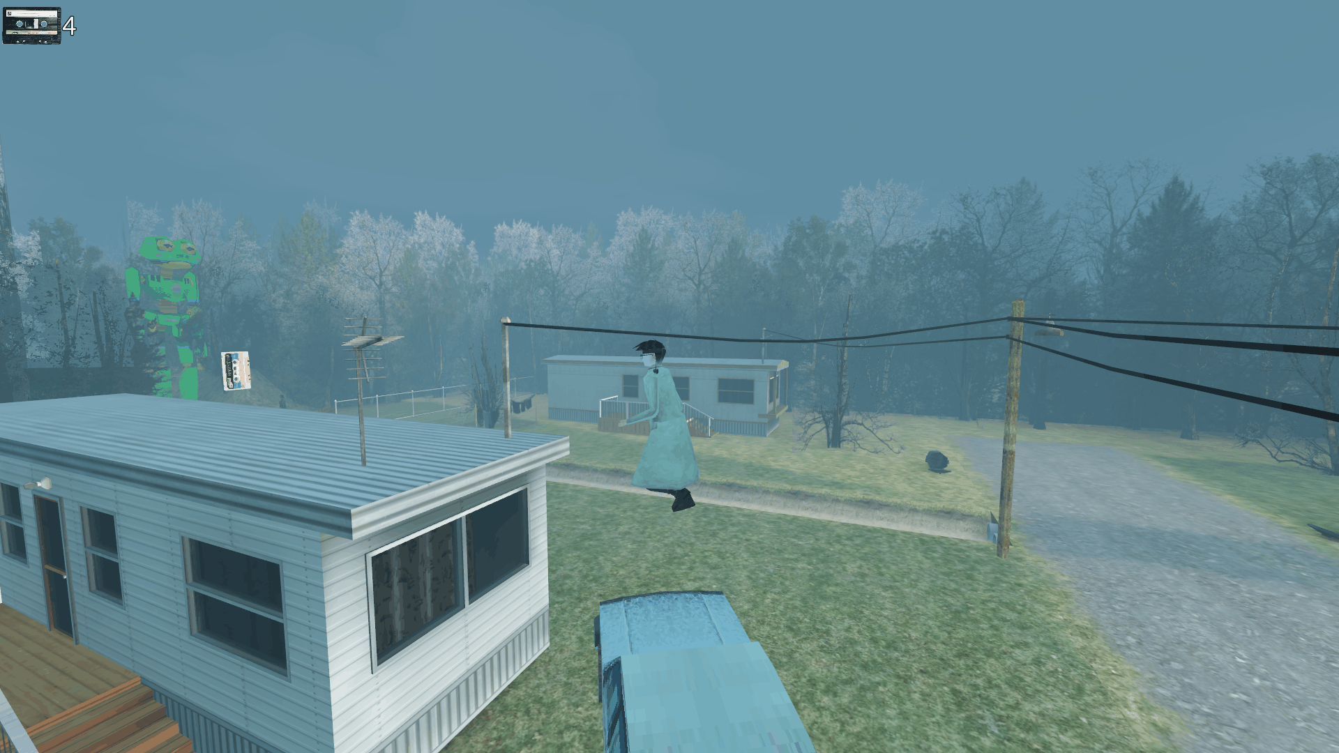 Doctor Kairokos jumping.